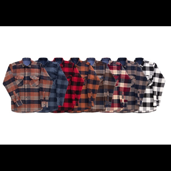 Men's Flannel Shirts - Picture 4 of 9